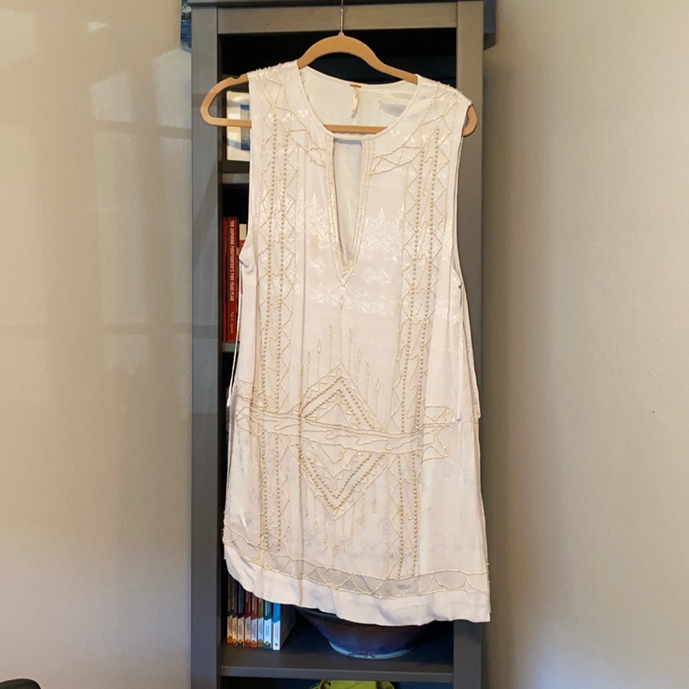 Free people beaded mini dress